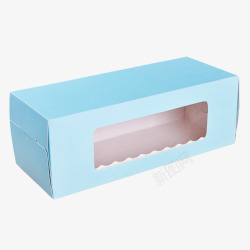 蓝蛋糕卷包装盒素材