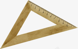 木质三角腿三角板高清图片