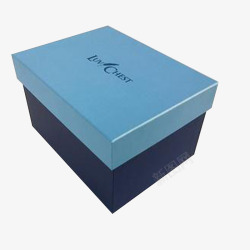 盒盖华丽鞋盒包装盒盒型高清图片