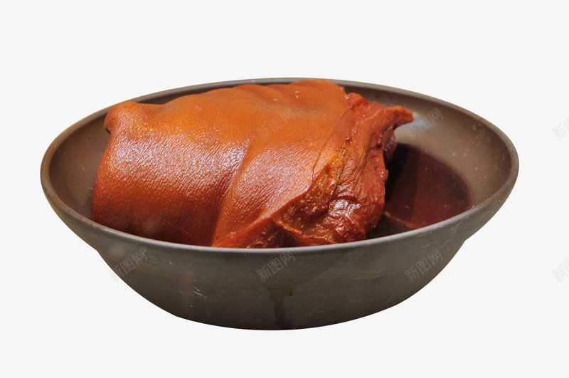 红烧酱猪蹄png免抠素材_新图网 https://ixintu.com 中式料理 料理 猪腿肉 猪蹄 肉类 食物