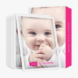 温馨包装婴儿护肤用品包装高清图片