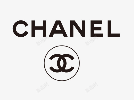 香奈尔图标png_新图网 https://ixintu.com CHANEL logo 时尚品牌 矢量标志 香奈尔