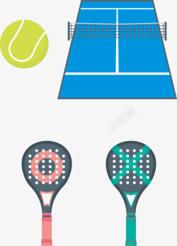 圆点集合背景卡通网球矢量图高清图片