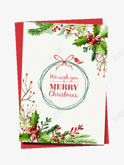 圣诞节卡片封面png免抠素材_新图网 https://ixintu.com 卡纸 圣诞节 海报 设计