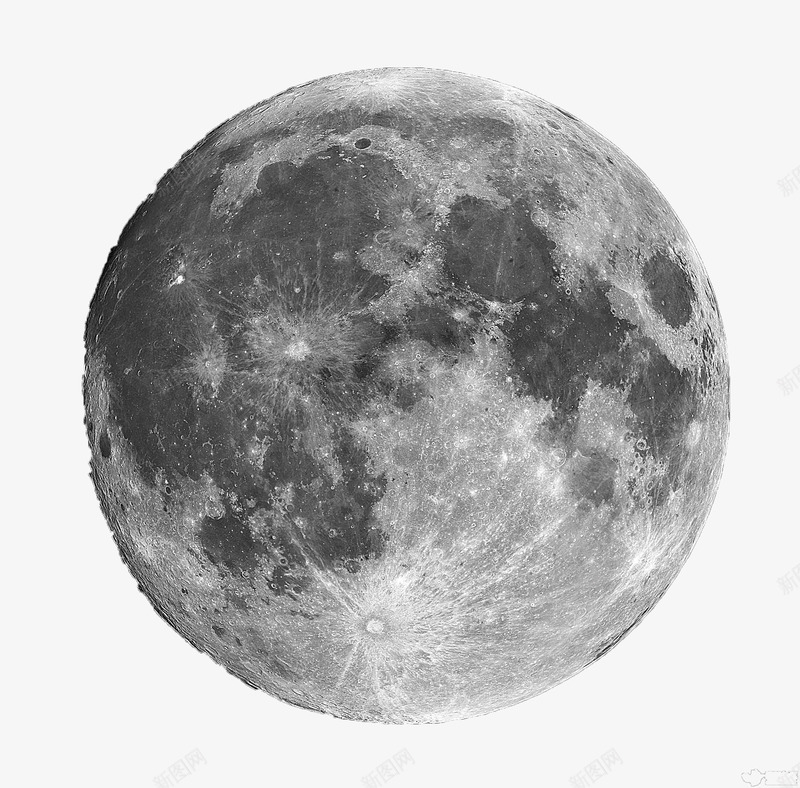 悬浮的月亮png免抠素材_新图网 https://ixintu.com 圆 月 月亮 月球