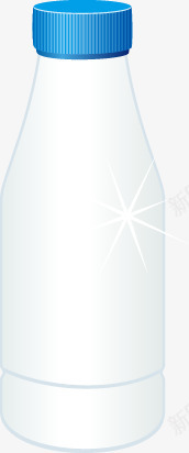 精致牛奶瓶矢量图ai免抠素材_新图网 https://ixintu.com 包装瓶 牛奶 精致 矢量图