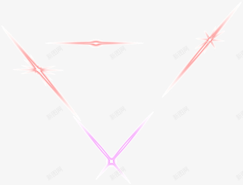 创意三角形边框png免抠素材_新图网 https://ixintu.com 三角形 创意 粉色 边框