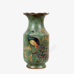 复古陶瓷花瓶摆件素材