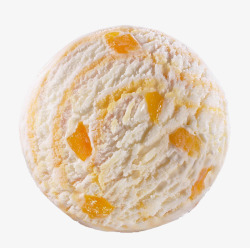 淇淋图片芒果冰淇淋球高清图片