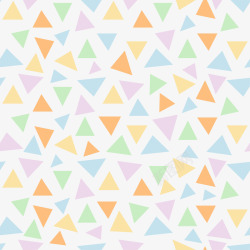 彩色积木组合拼接彩色三角形背景高清图片