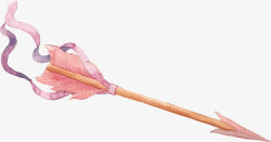 粉色弓箭素材
