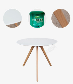 家具白色餐桌素材