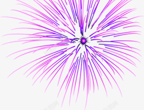 紫色绽放礼花png免抠素材_新图网 https://ixintu.com 礼花 紫色 绽放