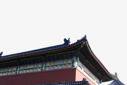 北京墙北京皇宫式墙檐高清图片