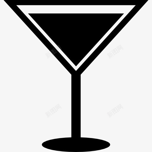 喝雅致的玻璃三角形状充满液体图标png_新图网 https://ixintu.com 三角 液体饮料 玻璃 眼镜 酒具 食品 饮料 鸡尾酒