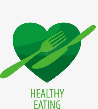 心形的中式餐饮logo矢量图图标图标