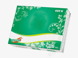 纸巾包装袋绿色卫生纸包装袋高清图片