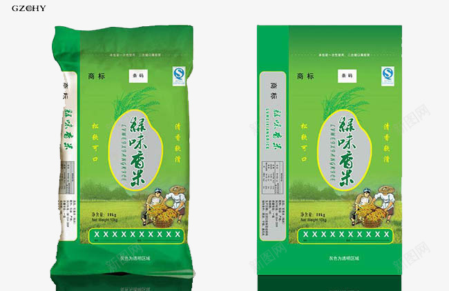 大米包装psd_新图网 https://ixintu.com 包装袋图片 包装袋杂粮包装设计 复合包装袋 大米包装袋 大米包装设计 有机大米包装设计 粮食包装设计 食品包装袋