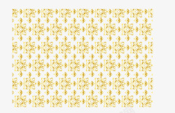 金色中式花纹矢量图素材