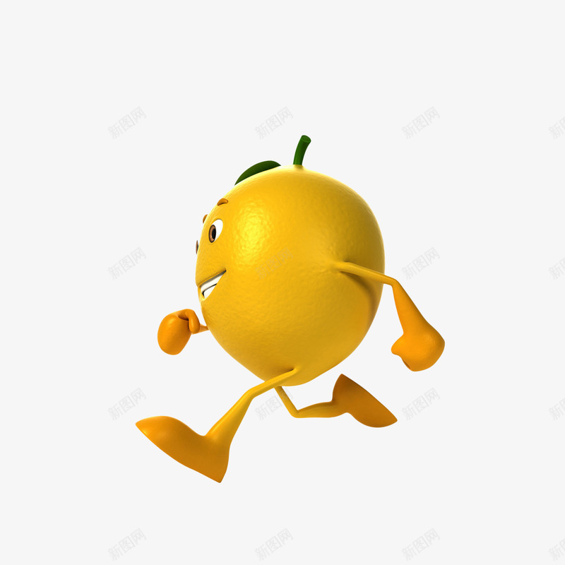 3D快跑的橙子png免抠素材_新图网 https://ixintu.com 3D效果图 奔跑 快跑 快跑的橙子 立体图