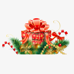 精美效果图包装礼盒圣诞贺卡高清图片