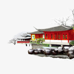 中式传统宣传海报装饰图案素材