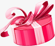 粉红色的礼盒礼品包装盒素材