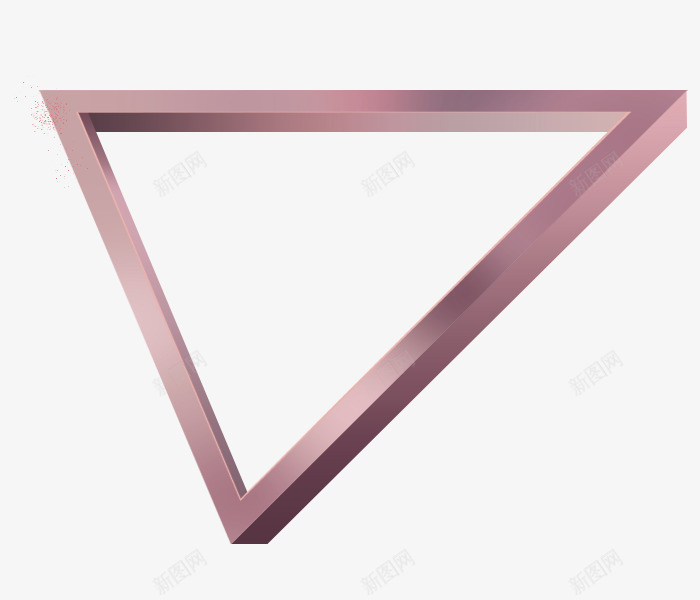 紫色简约三角形边框纹理png免抠素材_新图网 https://ixintu.com 三角形 免抠PNG 简约 紫色 边框纹理