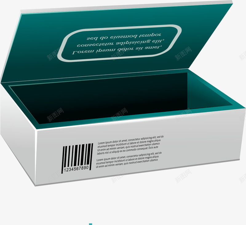 产品包装矢量图eps免抠素材_新图网 https://ixintu.com 包装效果图 包装盒 空白包装 精美产品包装设计矢量素材 纸盒设计 矢量图