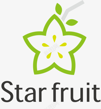 星星中式餐饮logo矢量图图标图标