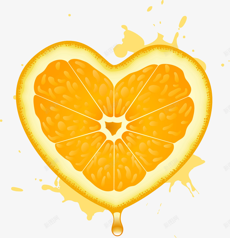 创意心形水果矢量图ai免抠素材_新图网 https://ixintu.com 创意 创意水果 图案 心形 橙子 水果 浪漫 矢量图