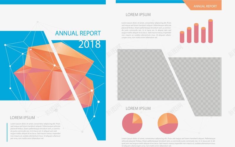 彩色低多边形报告封面矢量图ai免抠素材_新图网 https://ixintu.com 低多边形 年终报告 彩色低多边形 总结报告 抽象封面 矢量png 矢量图