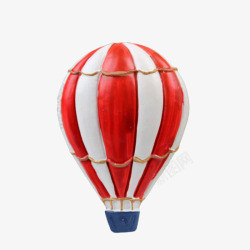 创意磁铁立体热气球小巴士冰箱磁铁高清图片
