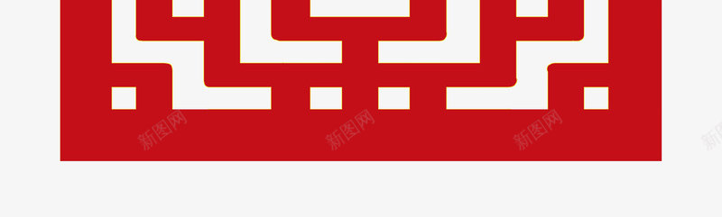 中国传统格子门png免抠素材_新图网 https://ixintu.com 中式 元旦门 古风 相框 红色 边框