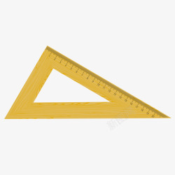 教学使用的三角直尺素材