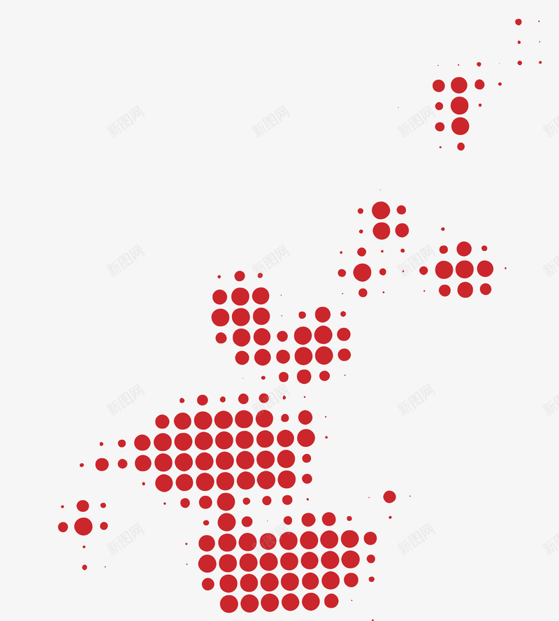 红色圆点花纹png免抠素材_新图网 https://ixintu.com 圆圈框架 圆圈花纹 圆点花纹 斑斓花纹 红色圆点 边框纹理