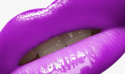 紫色嘴紫色嘴巴高清图片