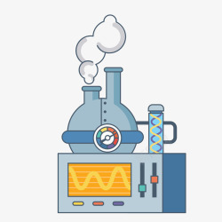 化学仪器化学仪器设备矢量图高清图片