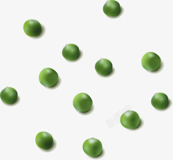 绿豆立体效果图素材