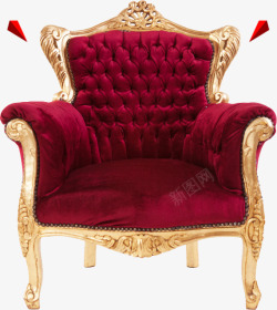红色沙发图案素材
