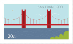 旧金山金门大桥旧金山金门大桥邮票矢量图高清图片