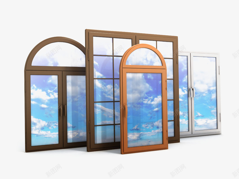窗户效果图png免抠素材_新图网 https://ixintu.com png 免费素材 玻璃窗 透明图片