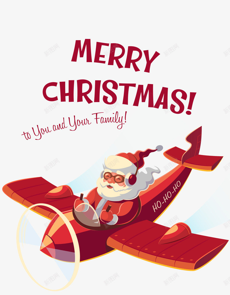 开飞机的圣诞老人png免抠素材_新图网 https://ixintu.com 免抠图 圣诞老人 圣诞节 效果图 装饰图 装饰画 飞机