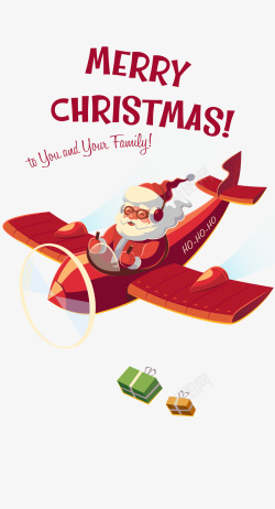 开飞机的圣诞老人开飞机的圣诞老人高清图片