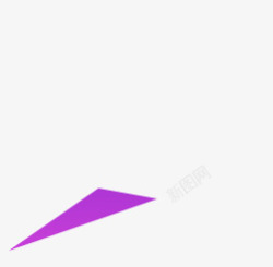 紫色三角形形状艺术素材