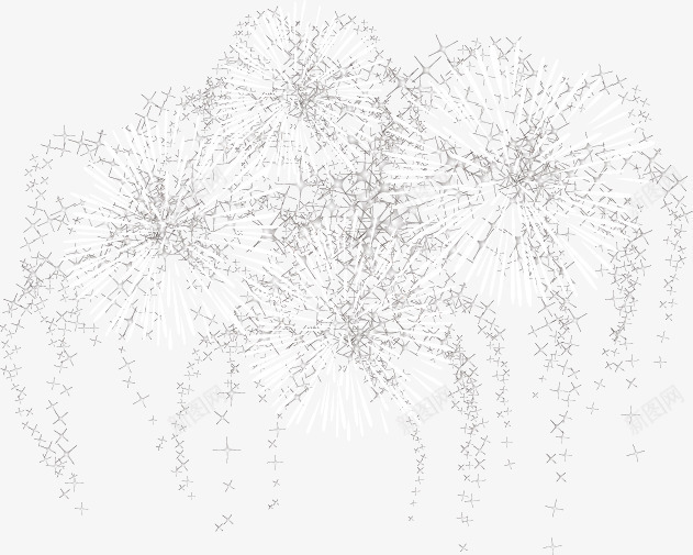 烟花光束png免抠素材_新图网 https://ixintu.com 光束 烟花 礼花