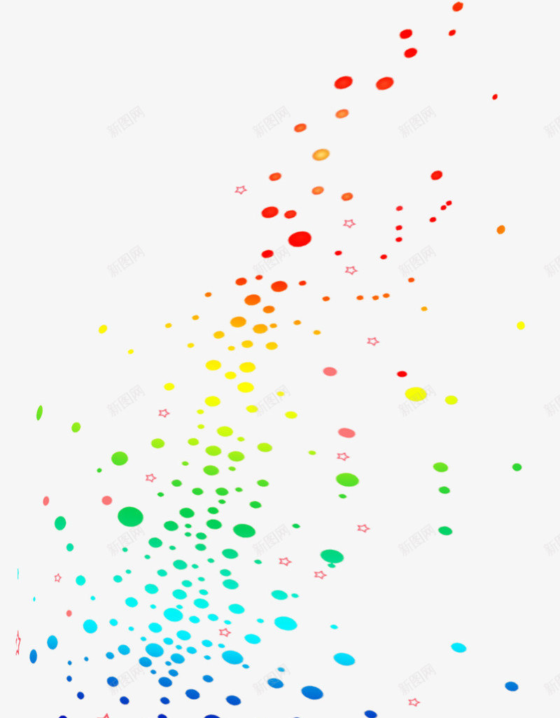 炫彩斑点圆点png免抠素材_新图网 https://ixintu.com 圆点素材图 彩色 斑点 炫彩