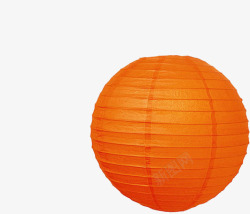 橙色纸灯笼素材