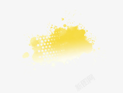 黄色喷射效果图素材