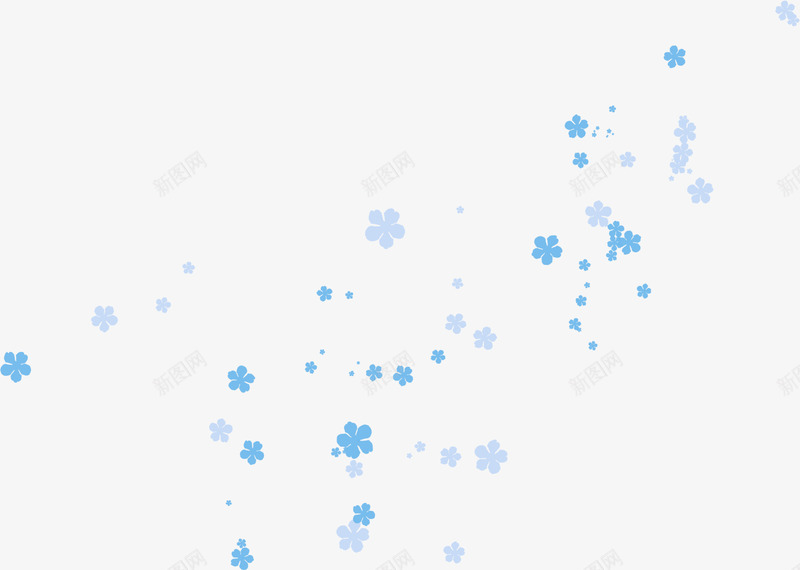 雪花png免抠素材_新图网 https://ixintu.com 梦幻 漂浮 花卉 雪